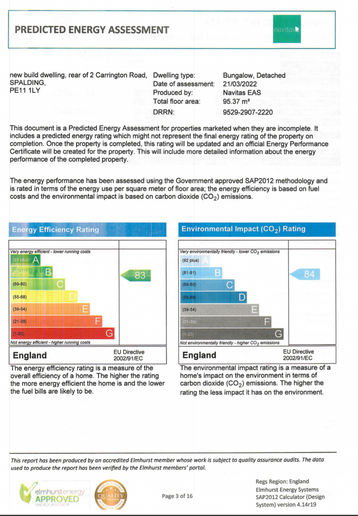 3 bedroom detached bungalow for sale in Carrington Road, Spalding, PE11