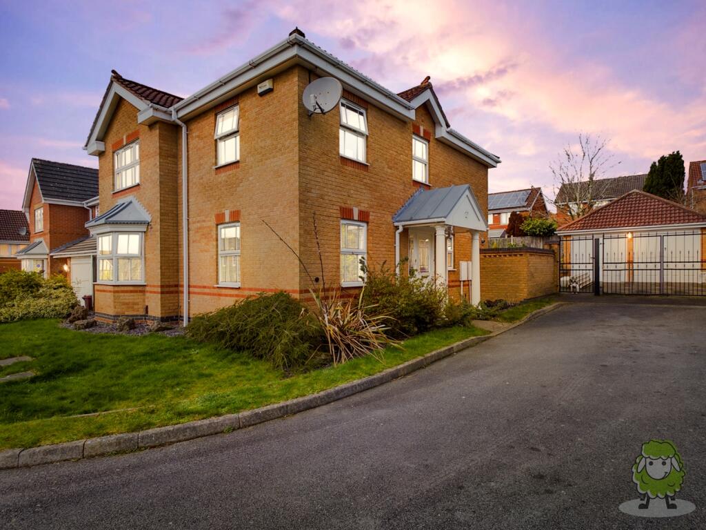 4 bedroom detached house for sale in Penryn Close, South Normanton DE55 2FN, DE55