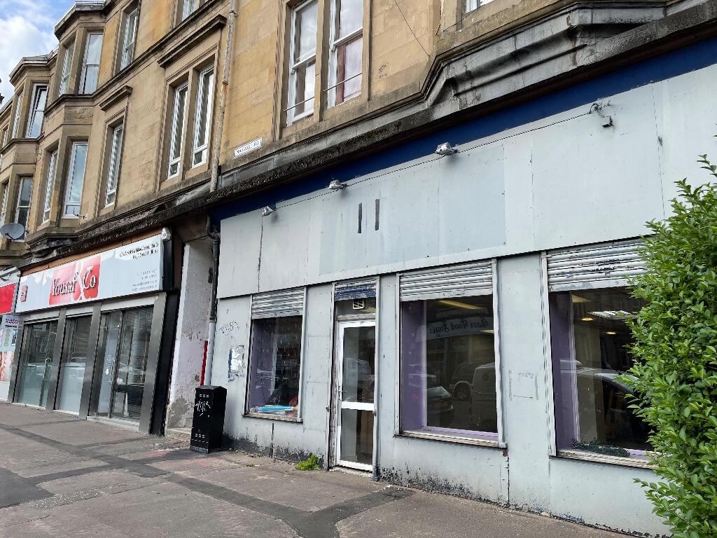 Outoftown retail property to lease in Maxwell Road, Glasgow, G41