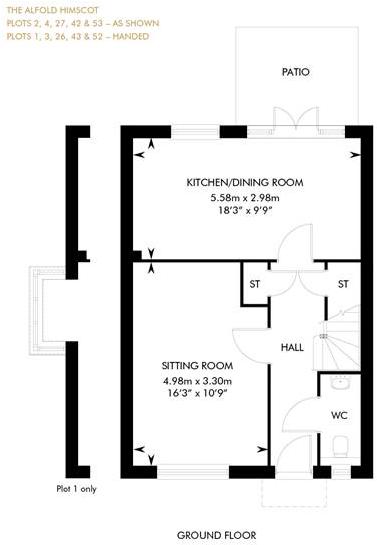 The Alfold Himscot Semi-Detached, Ground Floor