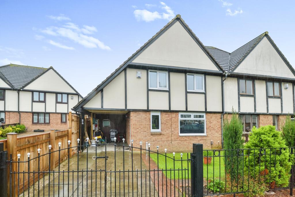 2 bedroom semidetached house for sale in Bruntons Manor Court, Middlesbrough, TS3