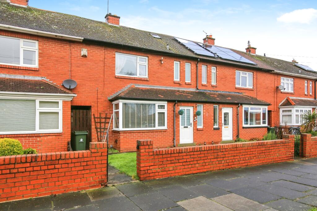 2 bedroom terraced house for sale in Cauldwell Avenue, Whitley Bay, NE25