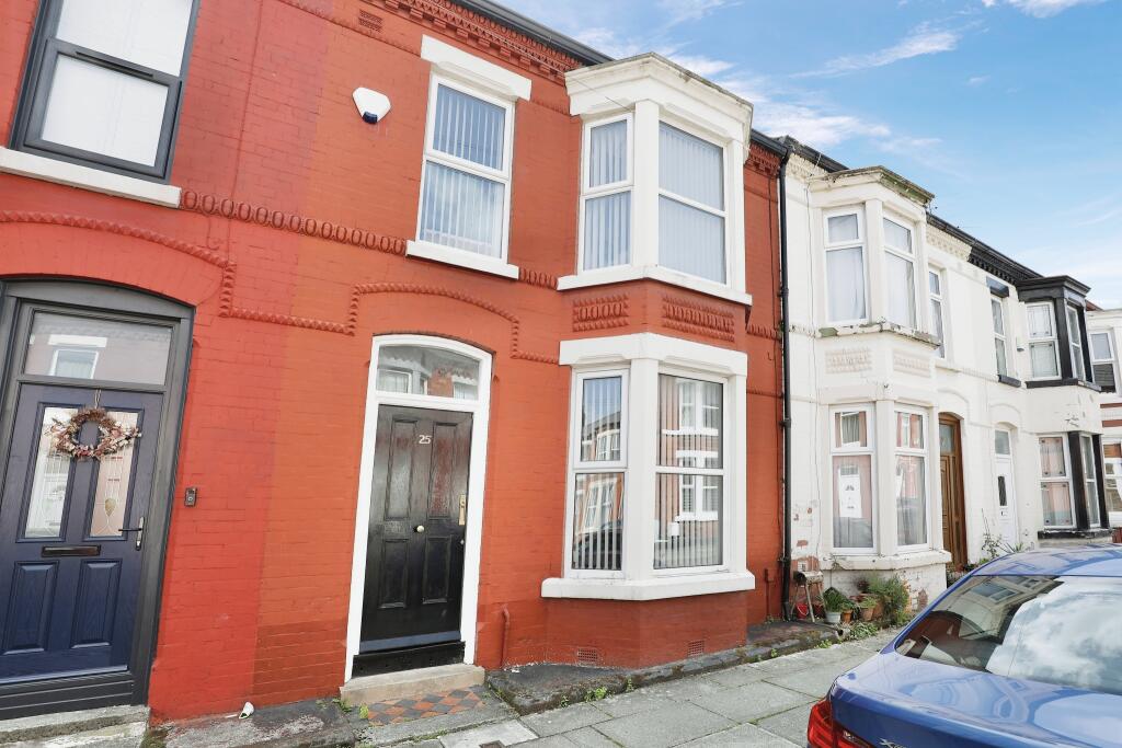 3 bedroom terraced house for sale in Allington Street, Liverpool, L17