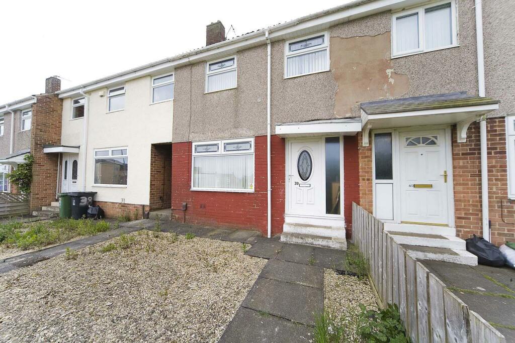 2 bedroom terraced house for sale in Orwell Walk, Hartlepool, TS25