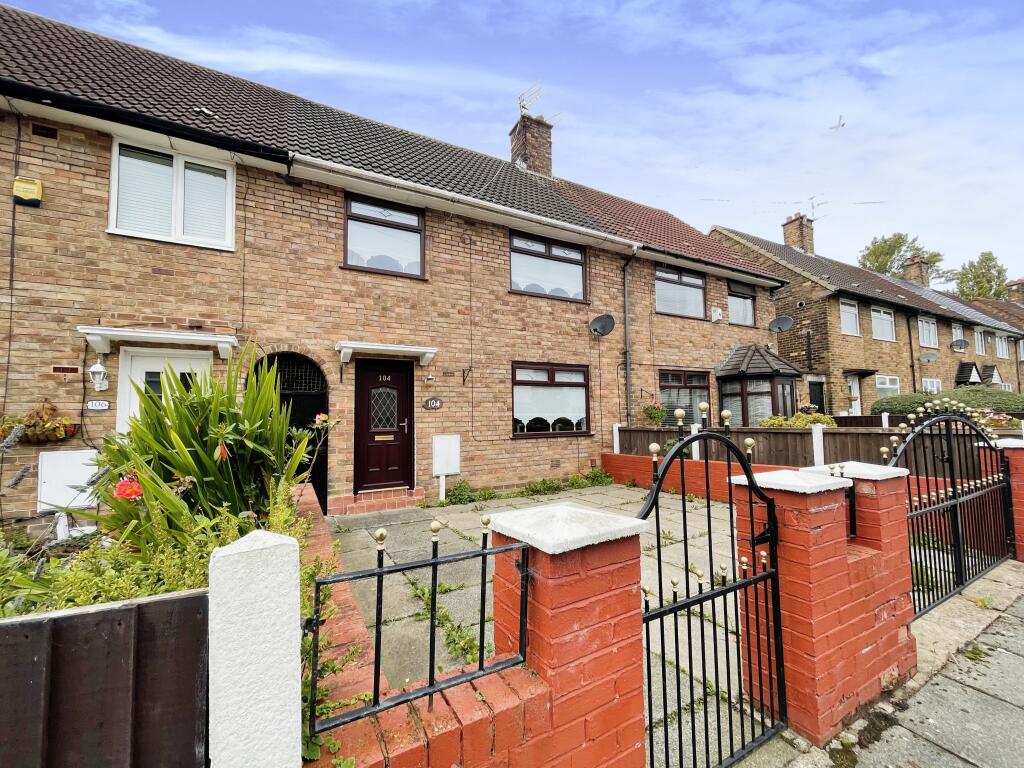 3 bedroom terraced house for sale in Brookwood Road, Liverpool, L36