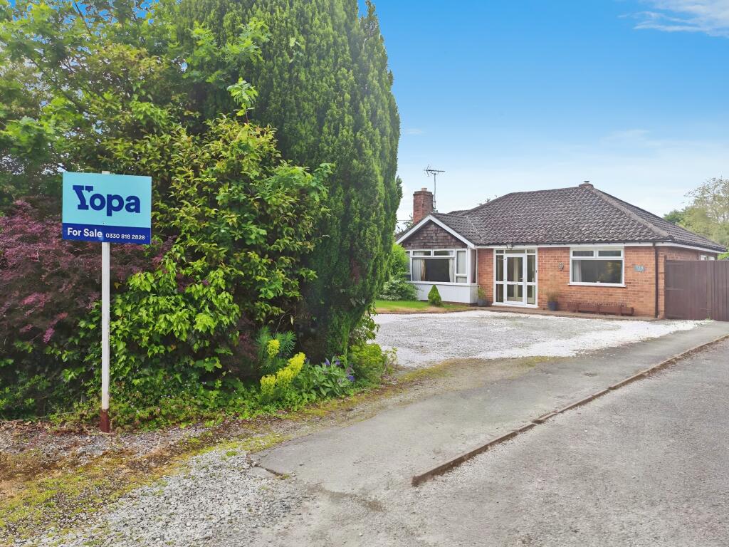 3 bedroom bungalow for sale in Stock Lane, Wybunbury, Nantwich, CW5
