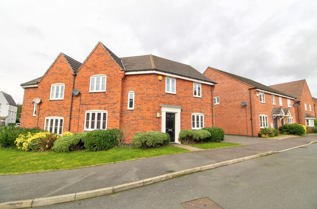 3 bedroom semidetached house for sale in William Barrows Way, Tipton, DY4