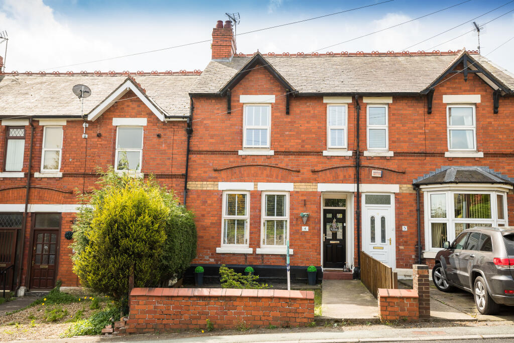 2 bedroom terraced house for sale in Lester Villas Heol Maelor, Wrexham