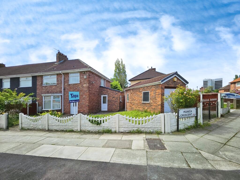 3 bedroom terraced house for sale in Manica Crescent, Liverpool, L10