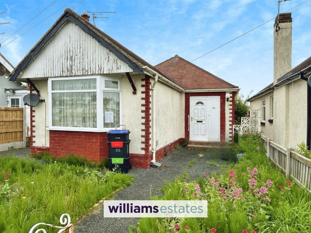 2 bedroom detached bungalow for sale in Road, Prestatyn, LL19