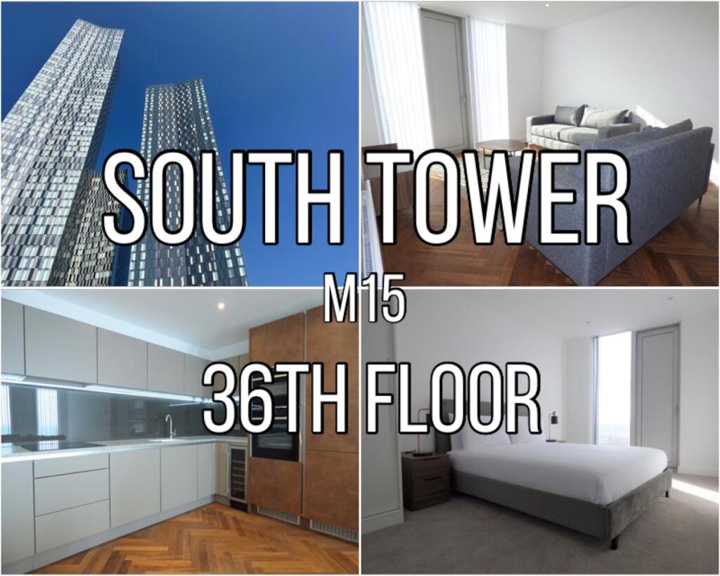 2 bedroom apartment for rent in South Tower, Deansgate Square, 9 Owen Street, M15 4TT, M15