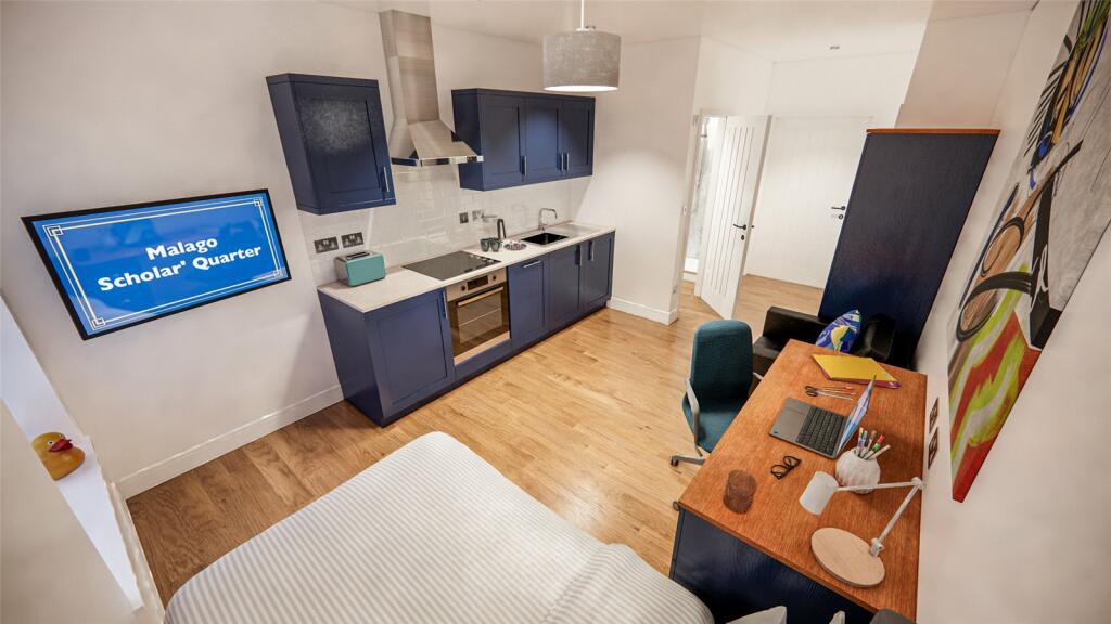 Studio flat for rent in Malago Scholar Quarters, West Street, Bedminster, Bristol, BS3