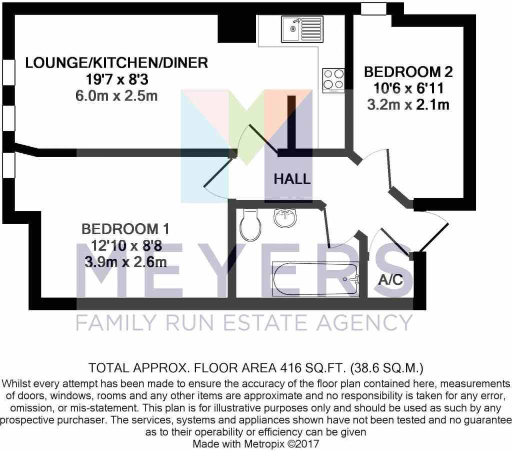 B&W floorplan