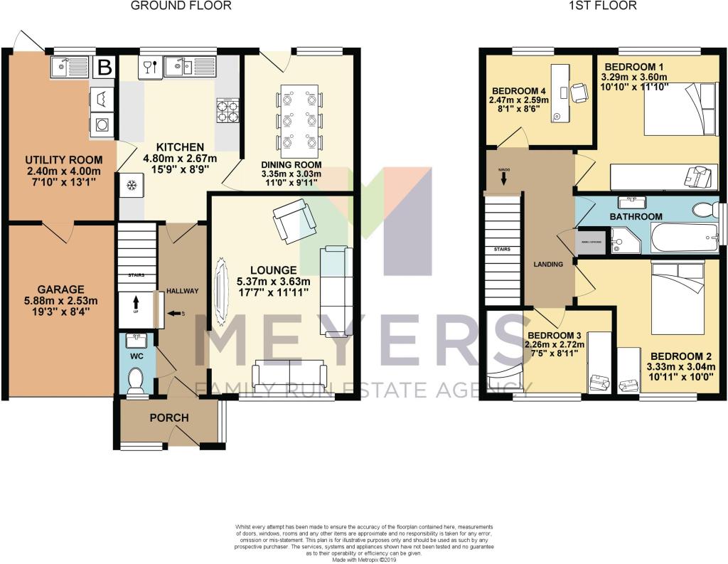 Colour Floorplan