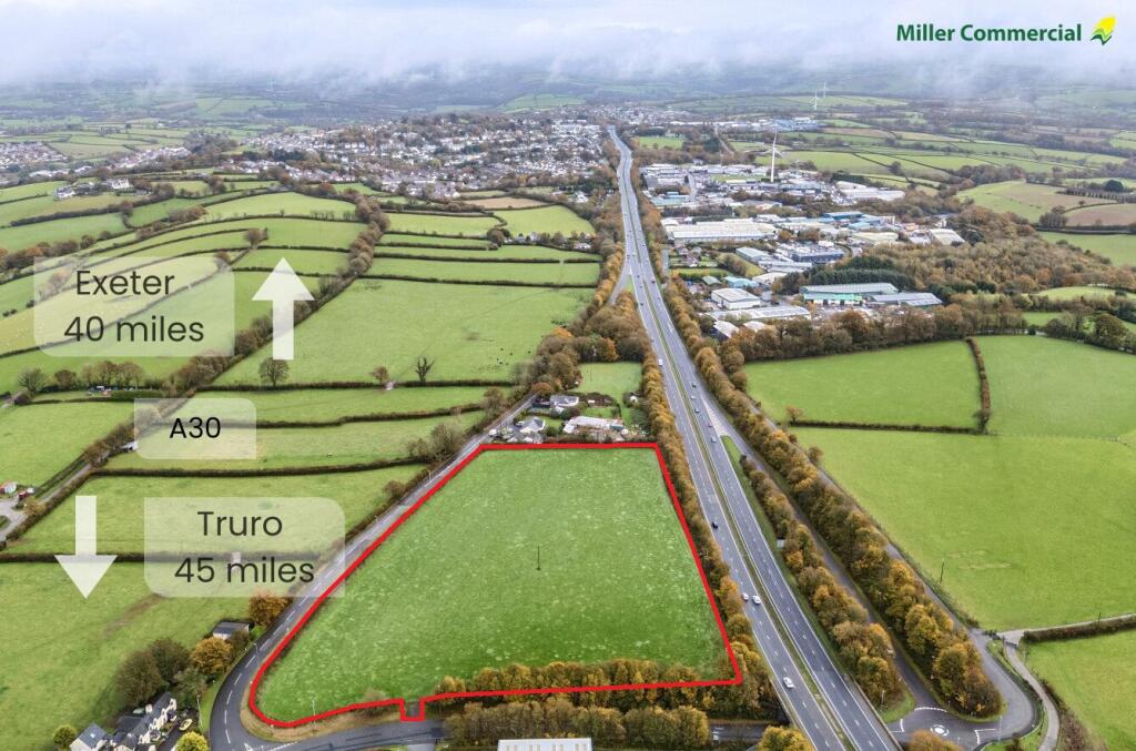 Main image of property: Commercial Development Land, Land east of Trebursye Business Park, Launceston
