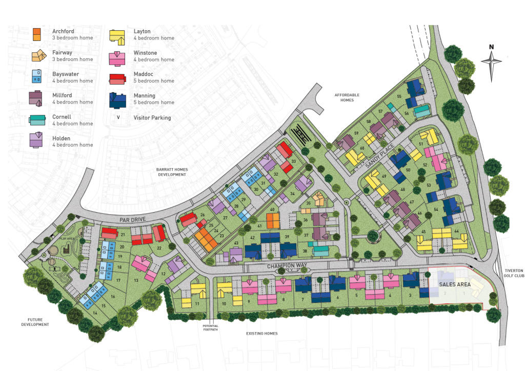 Contact Braid Park New Homes Development by David Wilson Homes Exeter