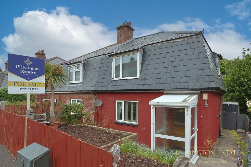 3 bedroom semidetached house for sale in Ladysmith Road, Plymouth