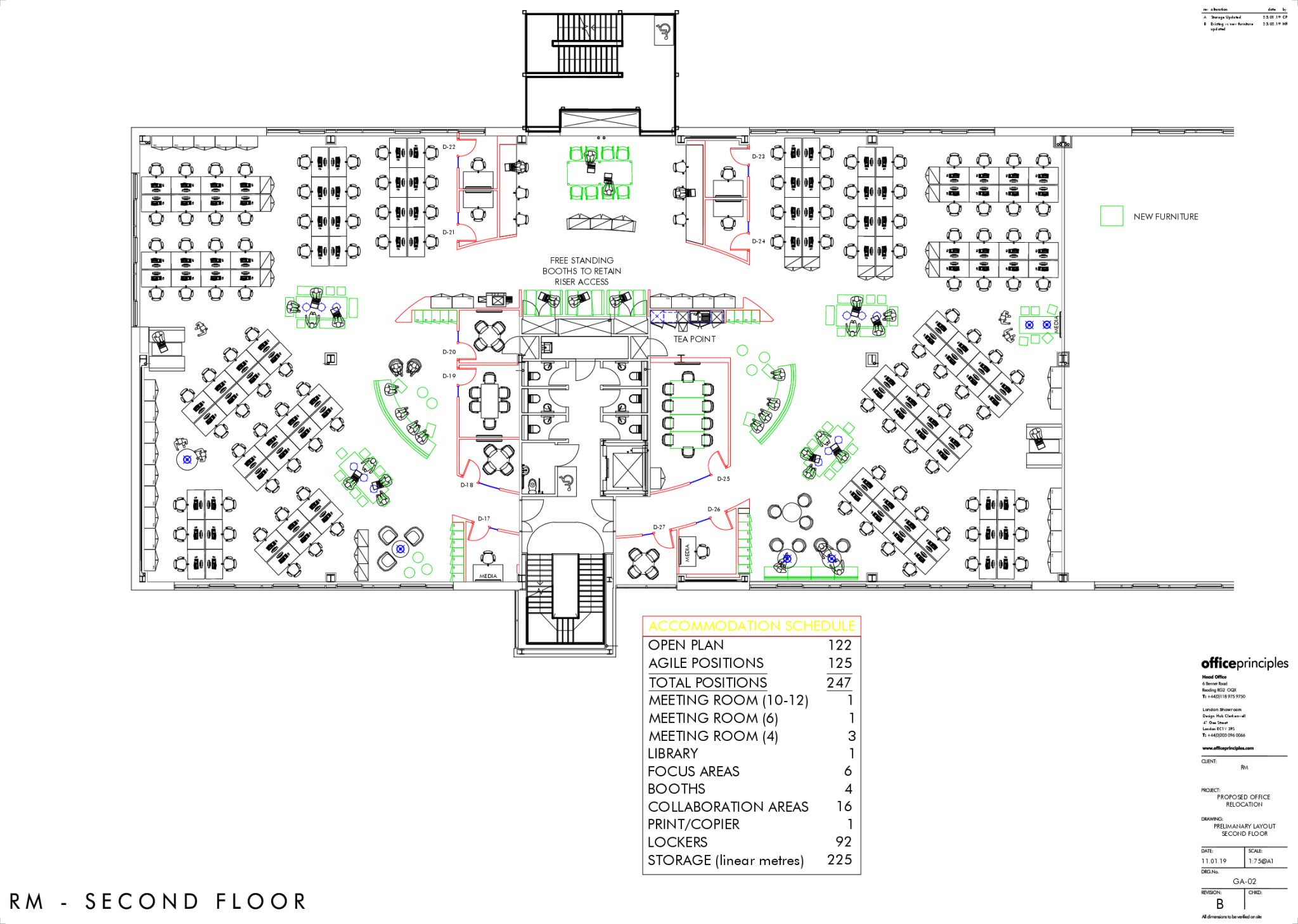 2nd floor plan - Cat B