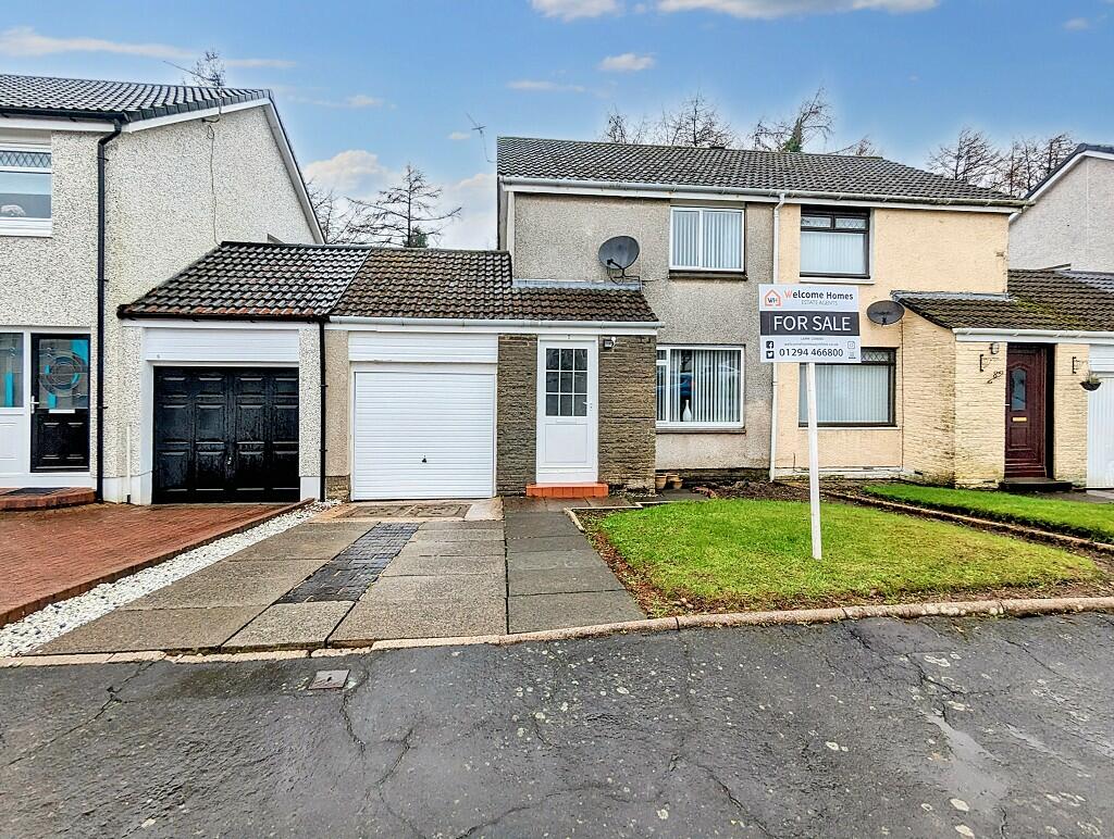 3 bedroom semidetached house for sale in Ganton Court, Kilwinning, Ayrshire, KA13
