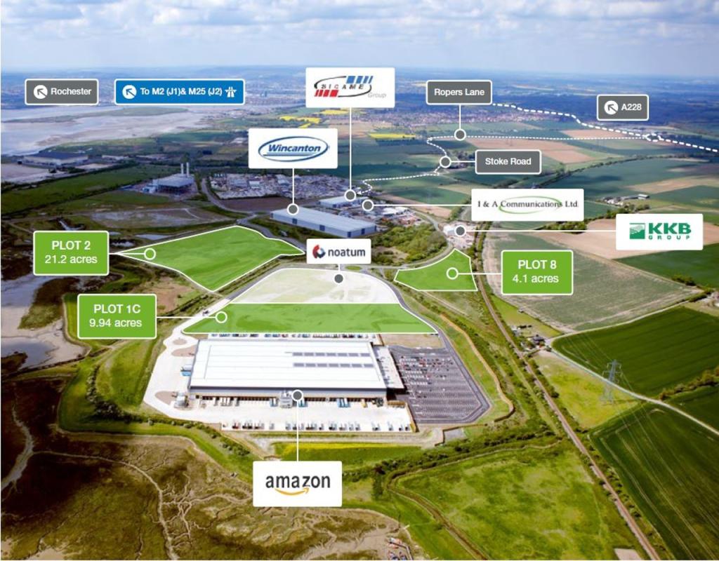Main image of property: London Medway Commercial Park - Plot 1c / 1d Options, Medway, Kingsnorth, ME3 9ND