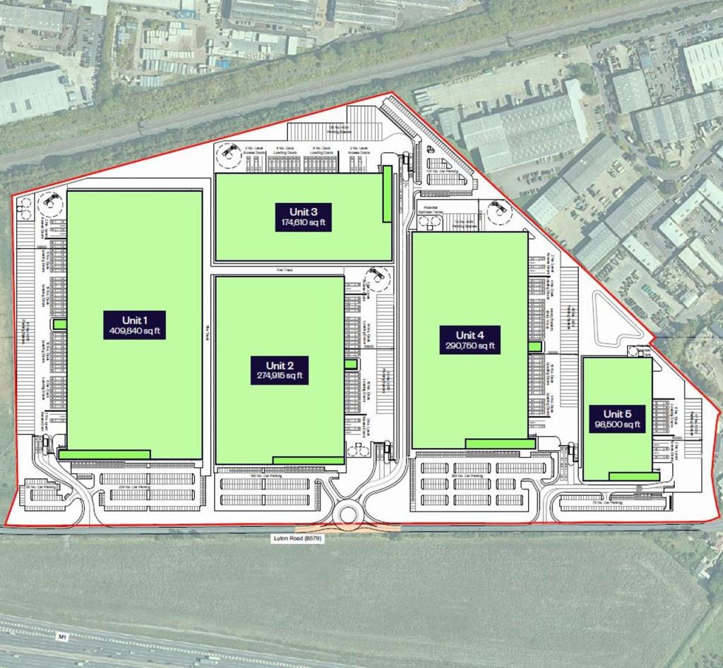 Light industrial facility to lease in Goodman London Luton, Luton Road