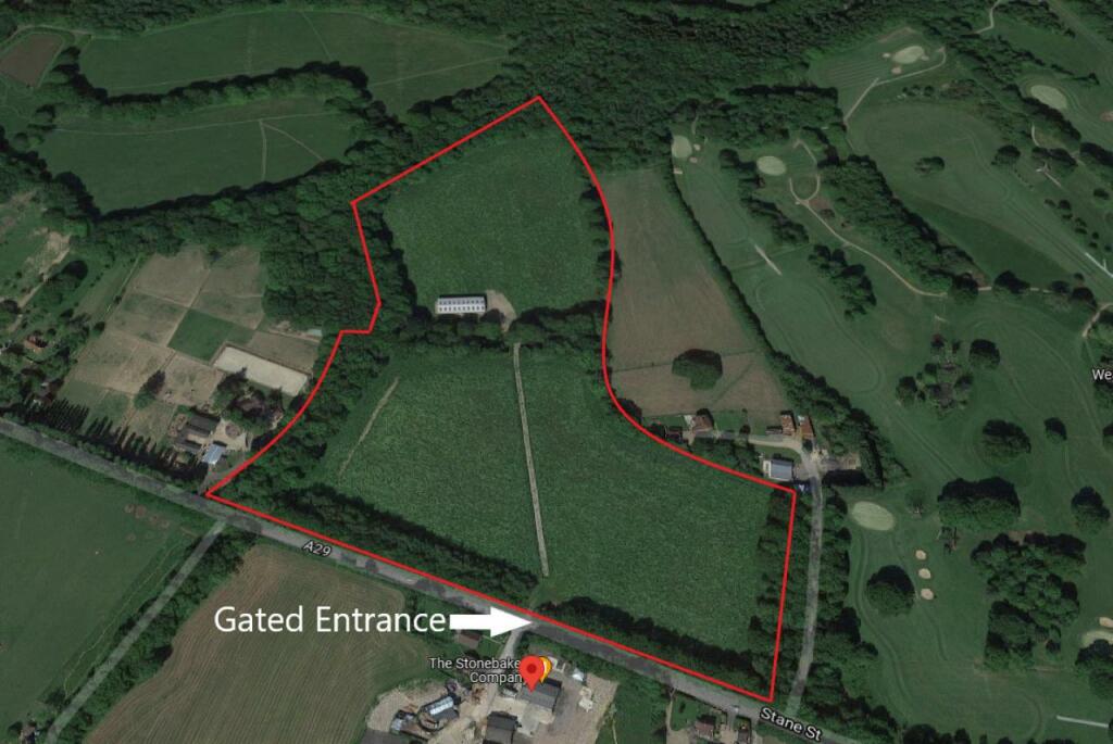 Land for sale in Land Opposite Whitebreads Farm, Stane Street, Slinfold