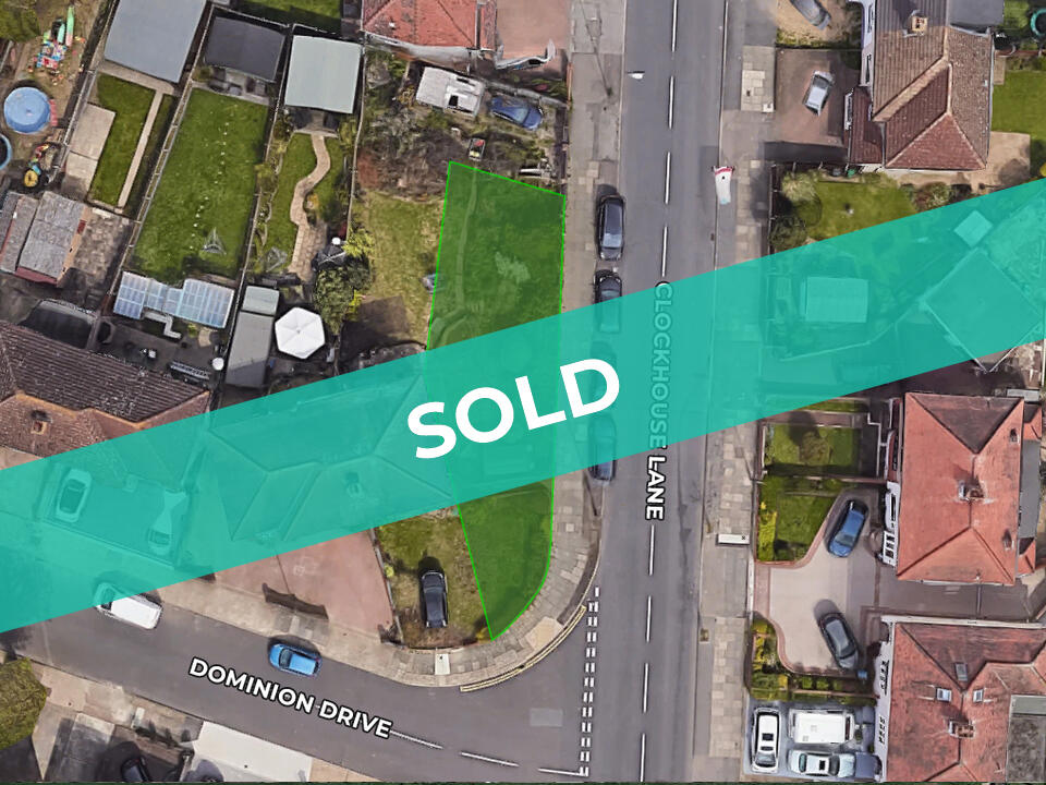 Land for sale in Land Adjacent to 113 Clockhouse Lane, Romford, Essex