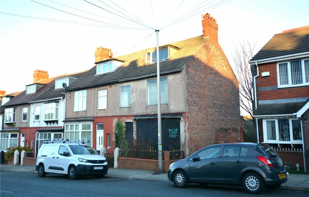 4 bedroom end of terrace house for sale in Rowson Street, New Brighton
