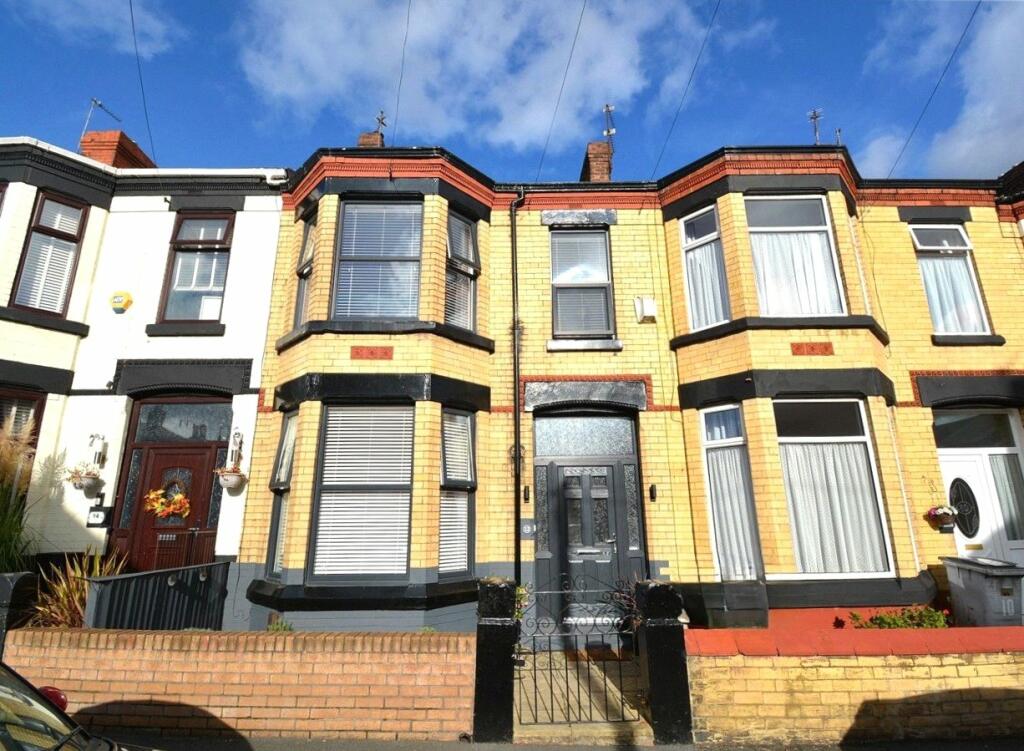 3 bedroom terraced house for sale in Ferndale Avenue, Wallasey, Wirral