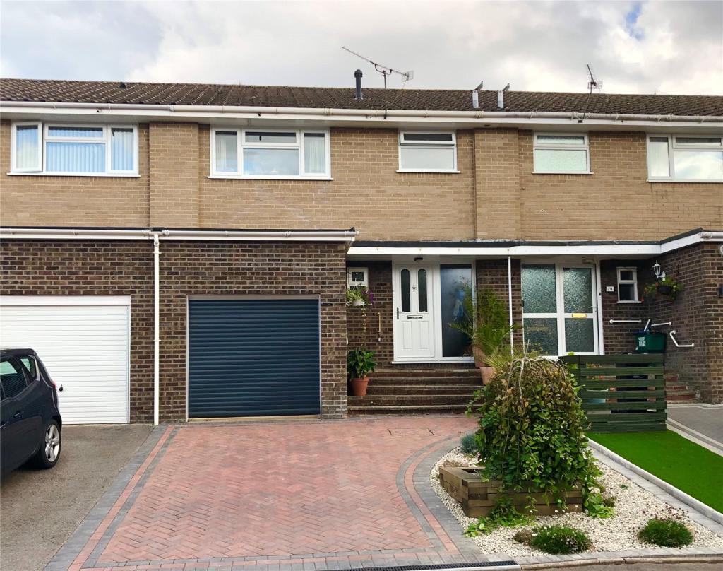 3 bedroom terraced house for sale in Henbury Close, Corfe Mullen, Wimborne, Dorset, BH21