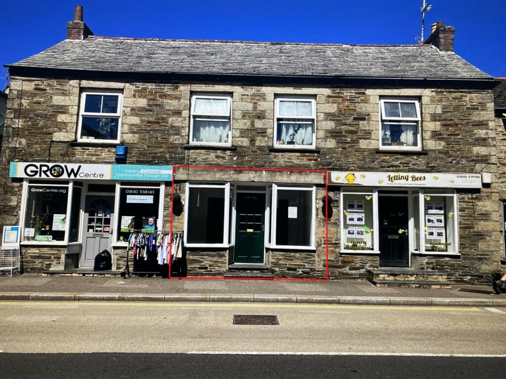 High street retail property for rent in Market Place, Camelford, PL32