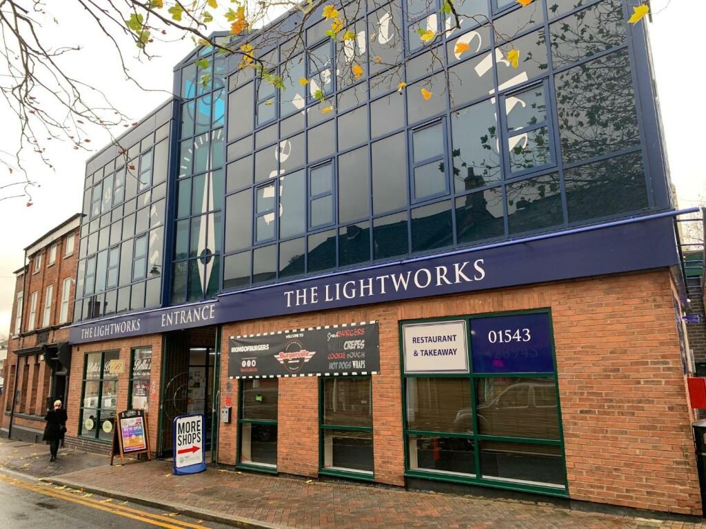 High street retail property for rent in The Lightworks ,Hednesford