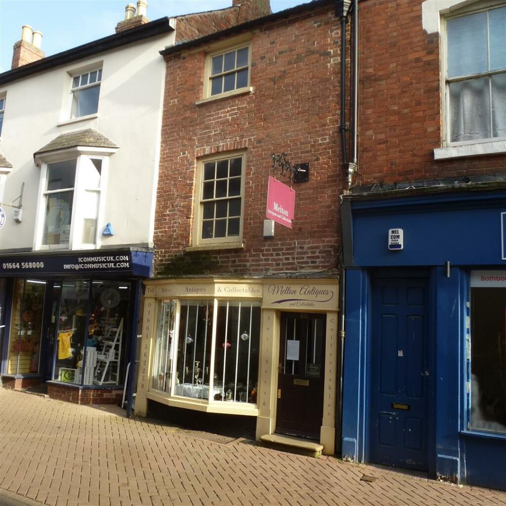 High street retail property to lease in King Street, Melton Mowbray