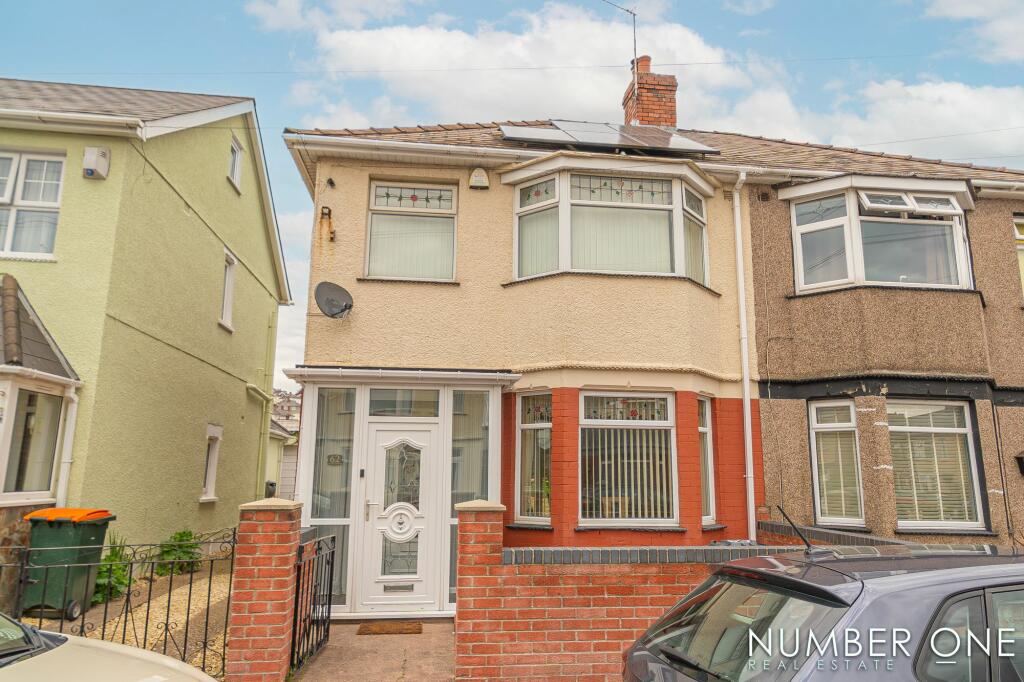 3 bedroom semidetached house for sale in Balmoral Road, Newport, NP19