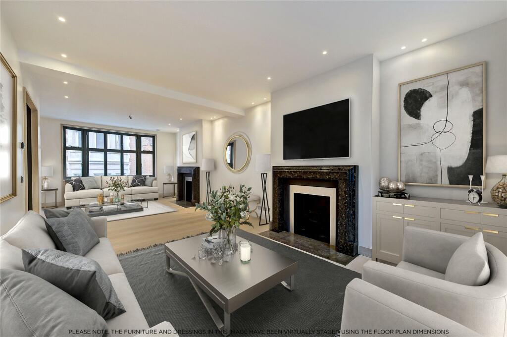 4 bedroom terraced house for sale in Bruton Place, Mayfair, London, W1J