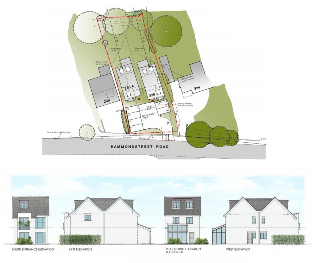 Land for sale in Hammondstreet Road, West Cheshunt Development