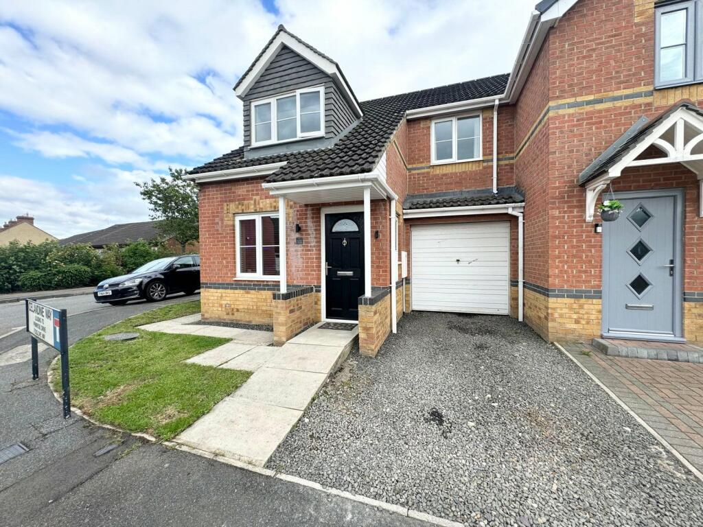 3 bedroom link detached house for sale in Celandine Way, Shildon