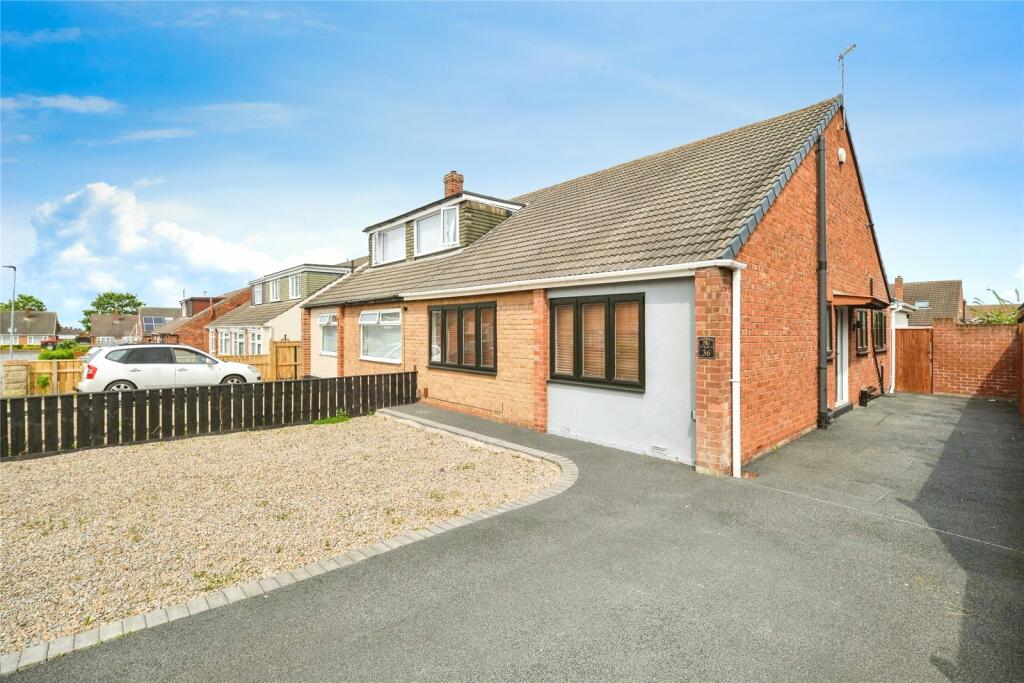 2 bedroom bungalow for sale in Norfolk Crescent, Ormesby, Middlesbrough