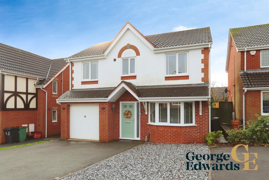 4 bedroom detached house for sale in Orchard Way, Measham, DE12 7JZ, DE12