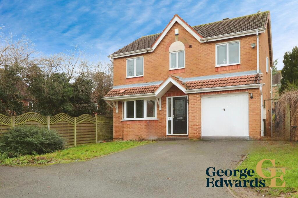 4 bedroom detached house for sale in Kelso Close Measham DE12 7PE, DE12