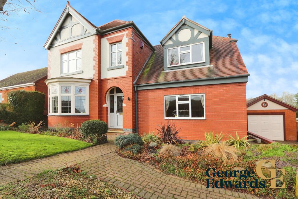 4 bedroom detached house for sale in Hillside Road Linton DE12 6RB, DE12