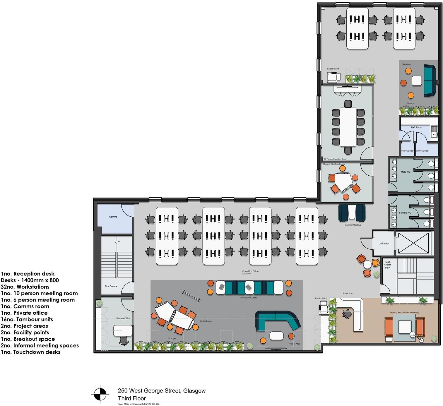 3rd Floor Plan