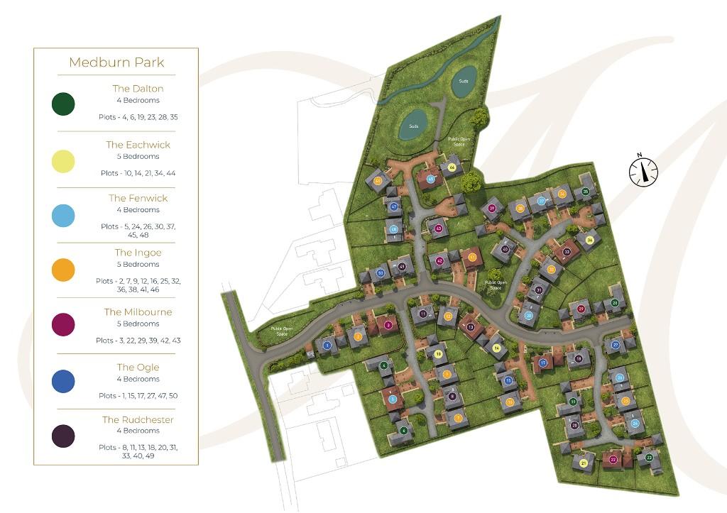 4 bedroom detached house for sale in Medburn Park, Medburn Village