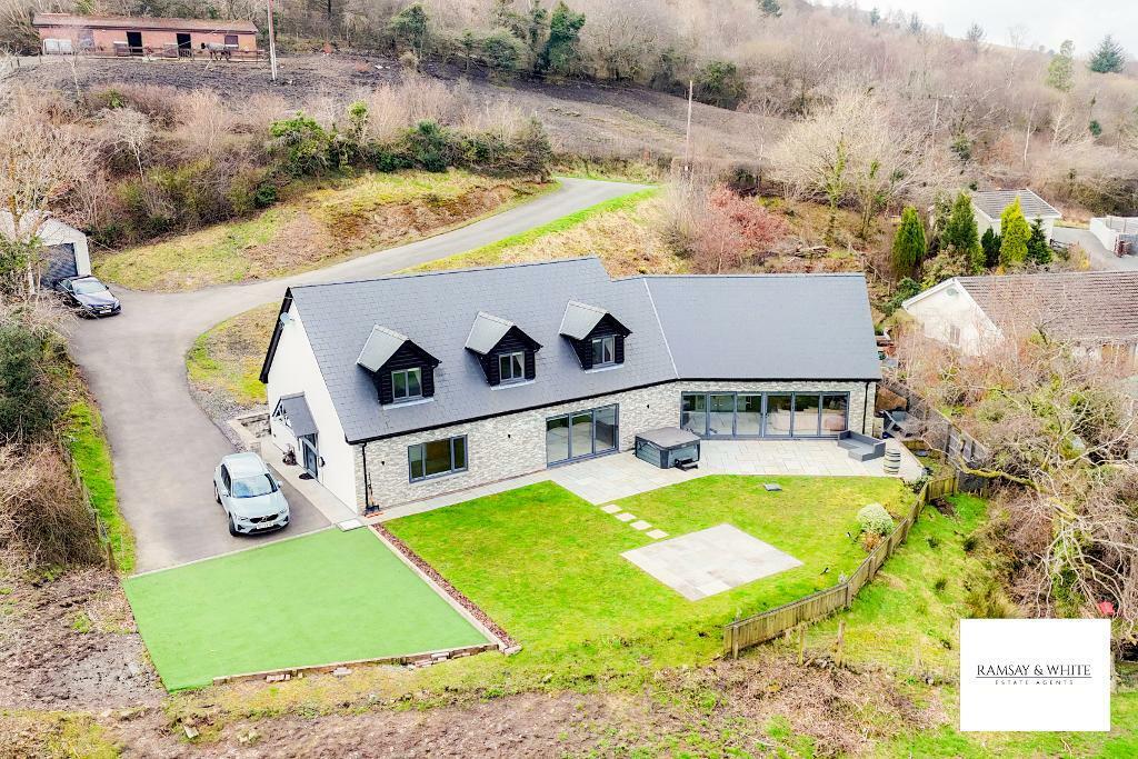 5 bedroom detached house for sale in Maes Meyrick, Heolgerrig, Merthyr
