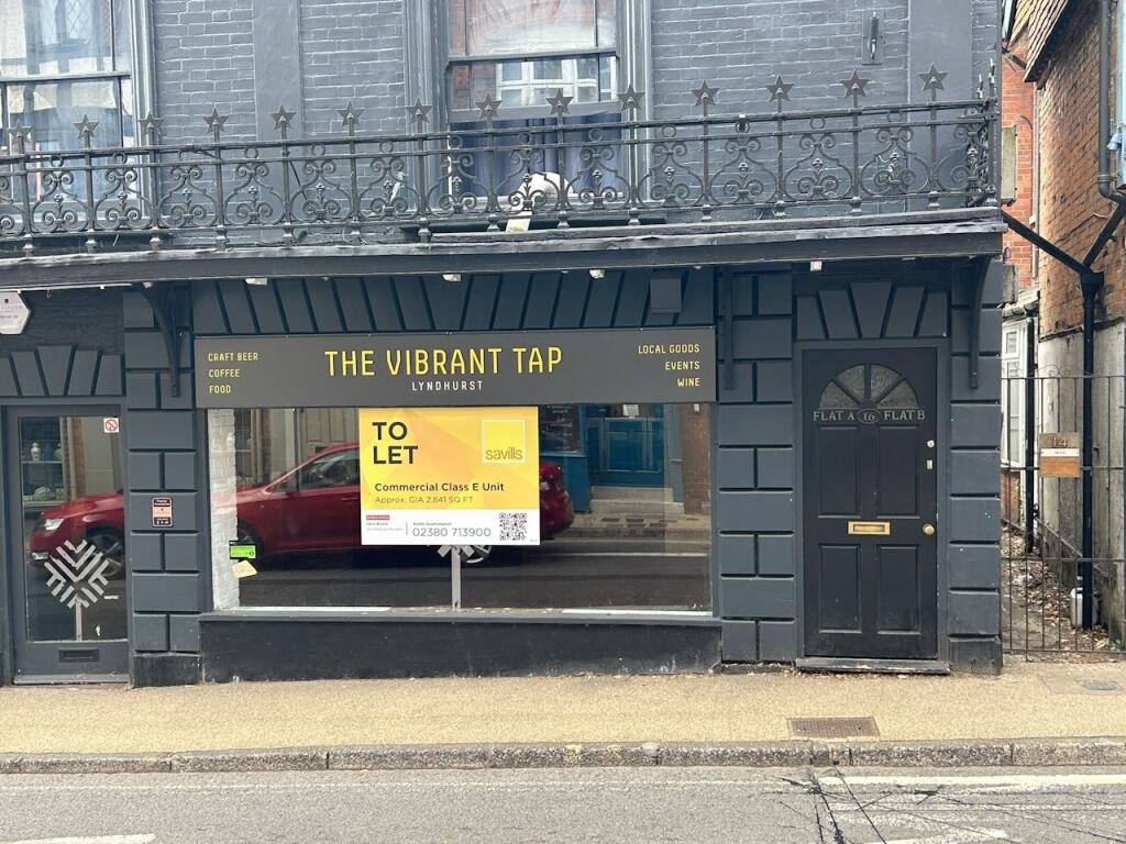 Main image of property: Former Vibrant Tap Bar, 16 High Street, Lyndhurst, SO43 7BD