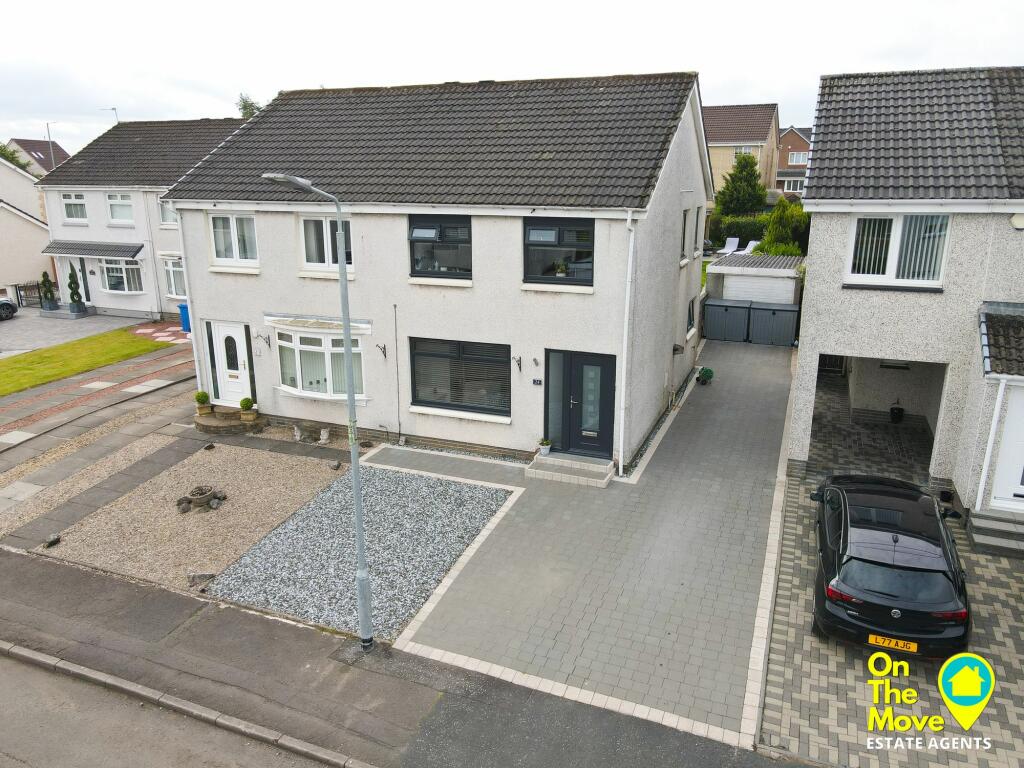 3 bedroom semidetached house for sale in Hawick Drive, Coatbridge, ML5