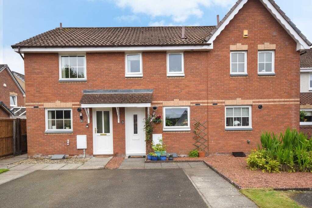 2 bedroom terraced house for sale in Linnhe Court, Larkhall, ML9