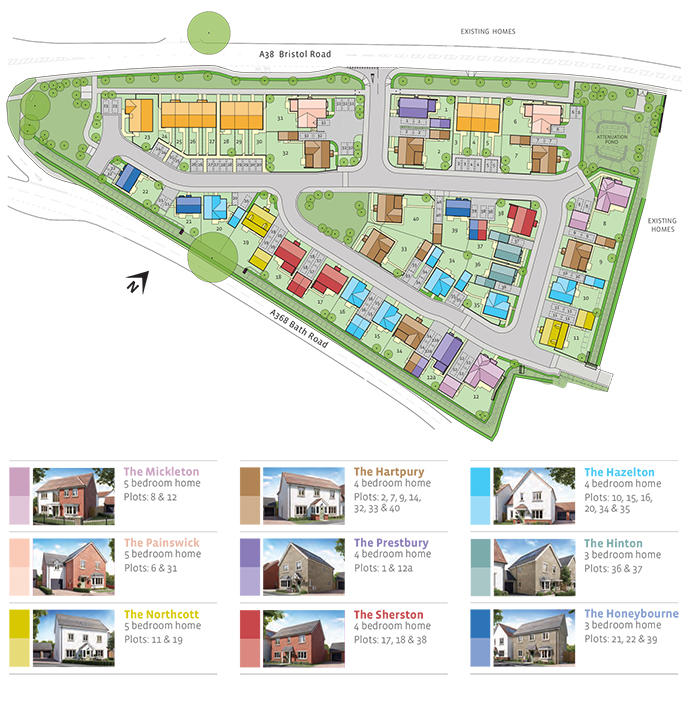 Contact Mendip Gate New Homes Development by Newland Homes Ltd