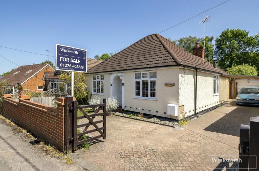 2 bedroom bungalow for sale in Waverley Road, Bagshot, Surrey, GU19