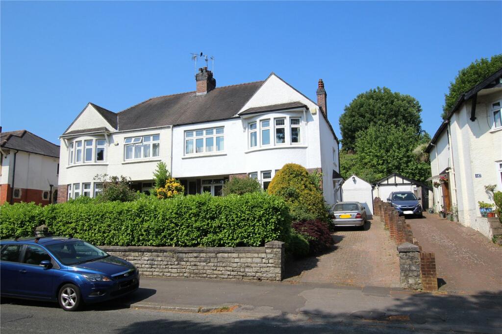 3 bedroom semidetached house for sale in Lake Road West, Roath Park